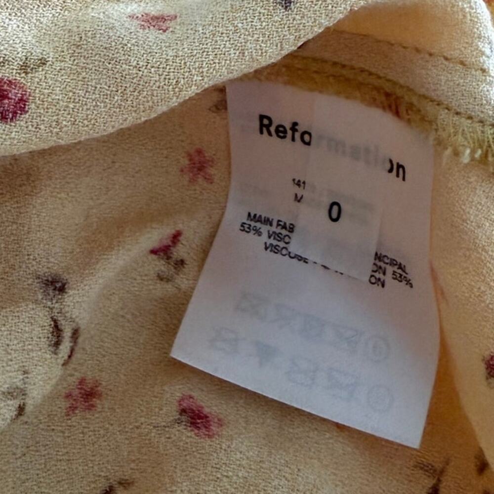 Reformation Zoe Midi Skirt Size 0 - Picture 7 of 7